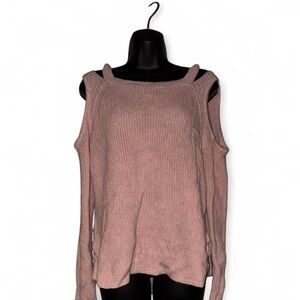 Hollister Off-the-Shoulder Blush Sweater